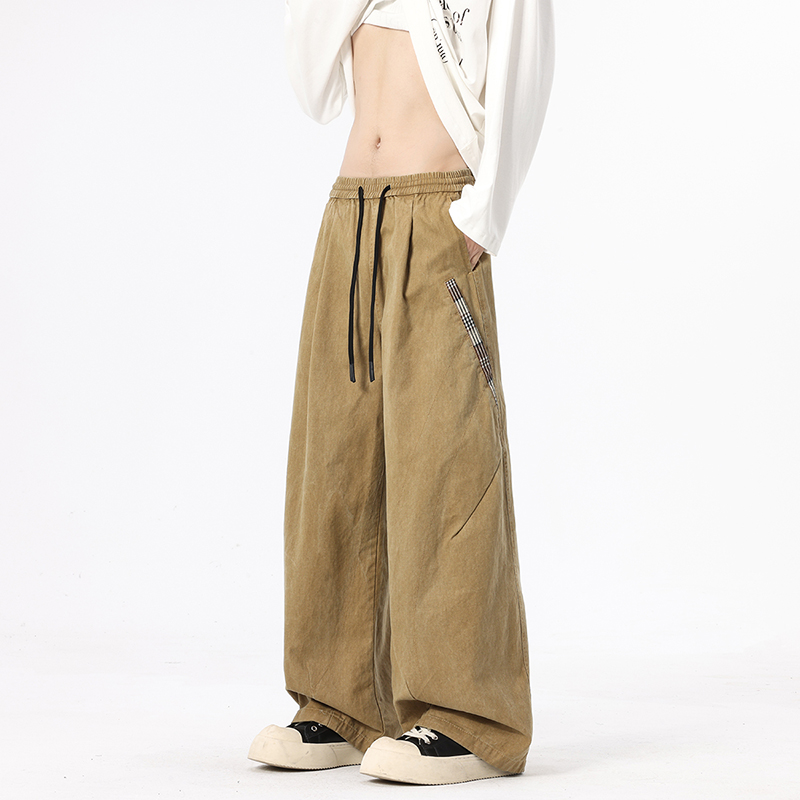 高个子加长男裤青少年黑色牛仔裤男生春秋2025新款秋季直筒休闲裤