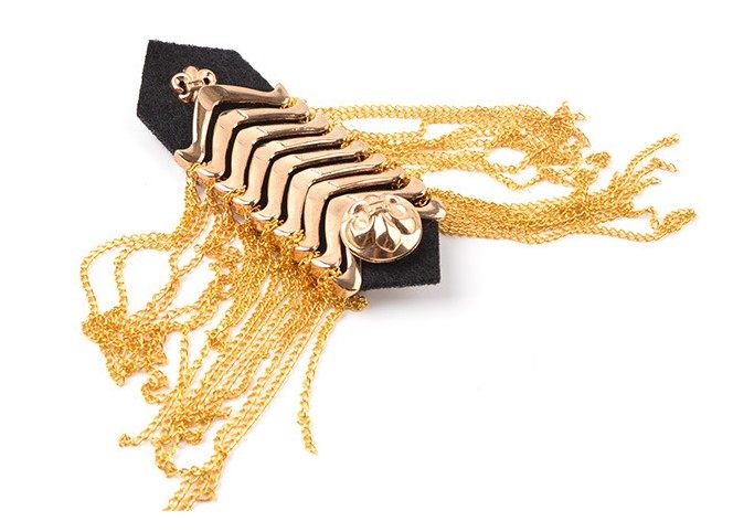 复古船锚青少年肩章韩版时尚潮流走秀表演儿童肩章男女舞会肩章