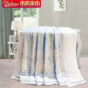 帝豪家纺夏季被子夏凉被双面空调被可水洗莱赛尔纤维被子