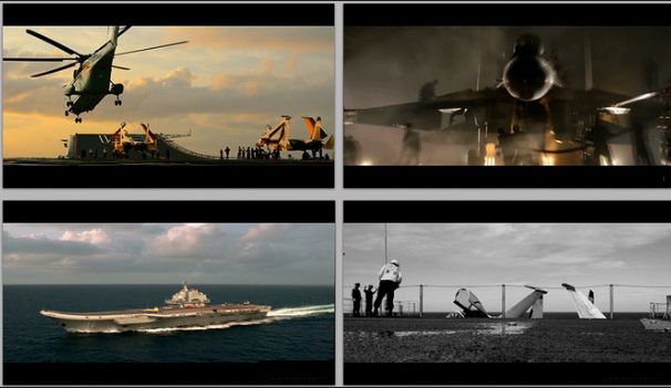 精致大气高清经济快速发展中国航母辽宁舰相关宣传视频素材