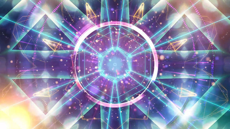 绚丽霓虹光线时尚动感街舞爵士舞晚会歌曲舞台酒吧led背景视频