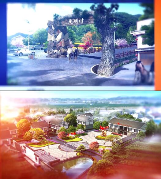 大气动感快速滚动转场全屏图片分割轮播切换摄影幻灯片动画ae模板