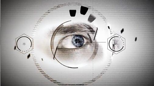 震撼大气科技感数字眼LOGO展示电子锁相关行业包装宣传动画AE模板