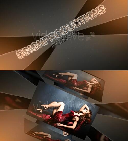 精致大气旋转镜面演艺模特个人风采自我介绍展示动画包装AE模板