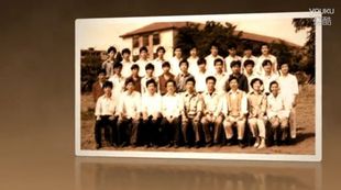 怀旧风动态文字老照片校园风景同学聚会领导退休动画相册ae模板