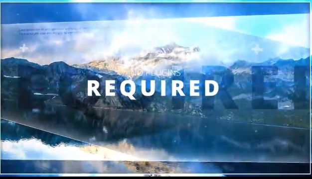 大气动感遮罩转场企业活动宣传家庭旅行照片相册图文动画AE模板