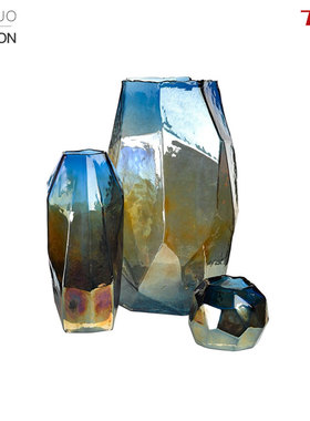 【秒现】 Pols Potten客厅玻璃北欧高档艺术珠光泽多功能花瓶烛台