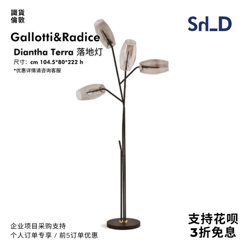 可调光LED落地灯Gallotti&Radice