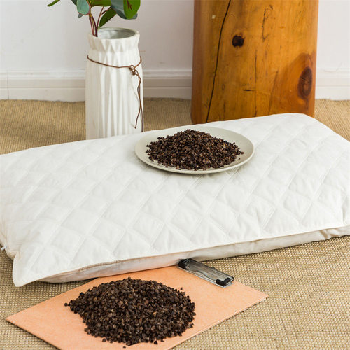 紫罗兰全棉荞麦双针绗绣枕芯