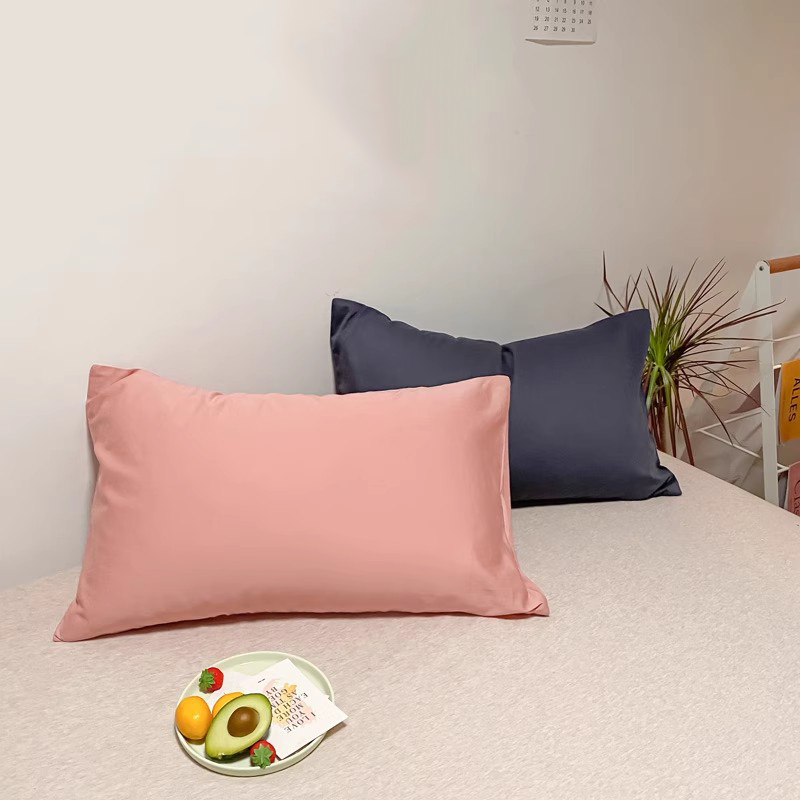 水洗棉单枕芯套紫罗兰全棉