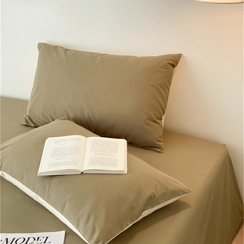 紫罗兰60支全棉磨毛单枕套