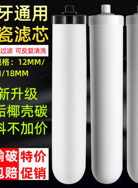 净水器滤芯通用陶瓷滤芯直饮水龙头台上式过滤器滤芯10寸锁牙滤芯