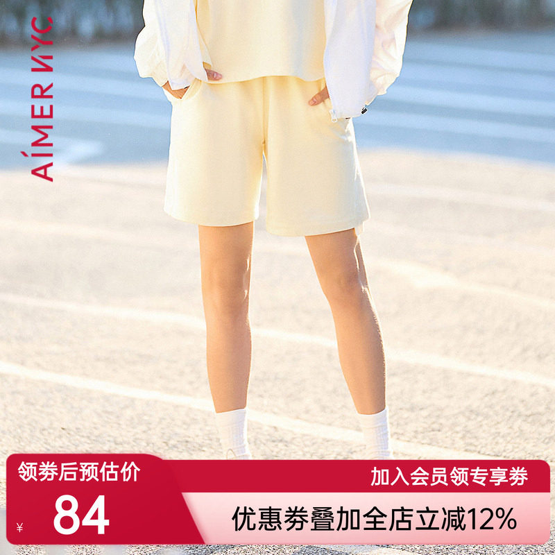 爱慕NYC外穿女HORIZON地平线休闲夏季短裤AN8791