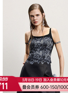 AIMER CHUANG太湖春夏女士抹胸吊带打底背心上衣CA712141