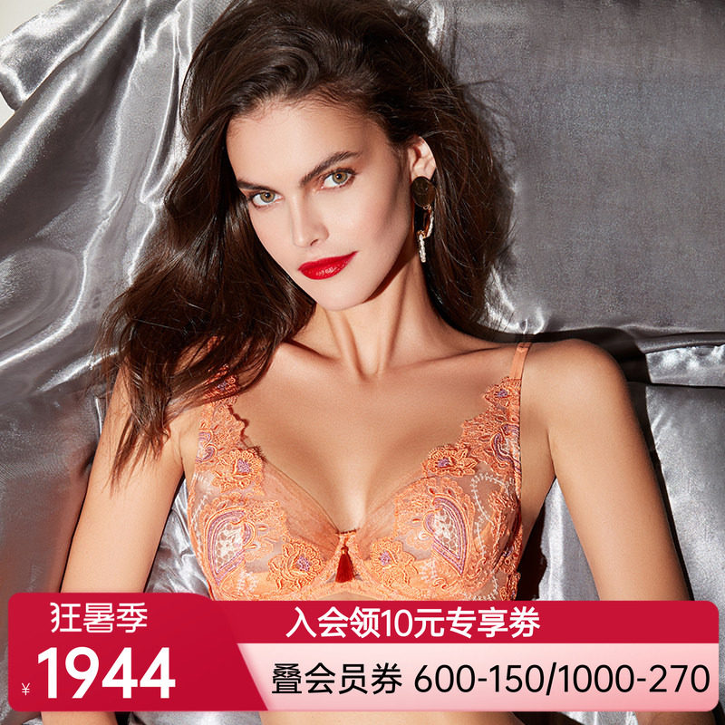【新色限定】LACLOVER自由女神系列性感蕾丝薄杯文胸LC13JL1
