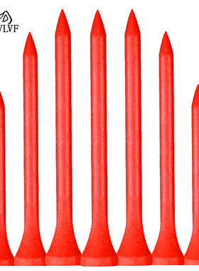 高尔夫球钉 高尔夫球Tee 发球Tee 54/70/83mm 红色100根竹tee球座