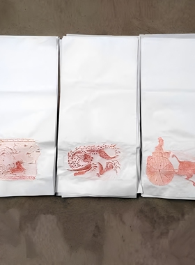 汉砖拓片原拓印屏条屏装饰挂画