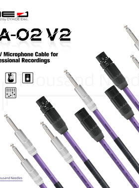 OYAIDE 欧亚德/Neo PA-02V2专业音频线 XLR卡农TRS大三芯 日产