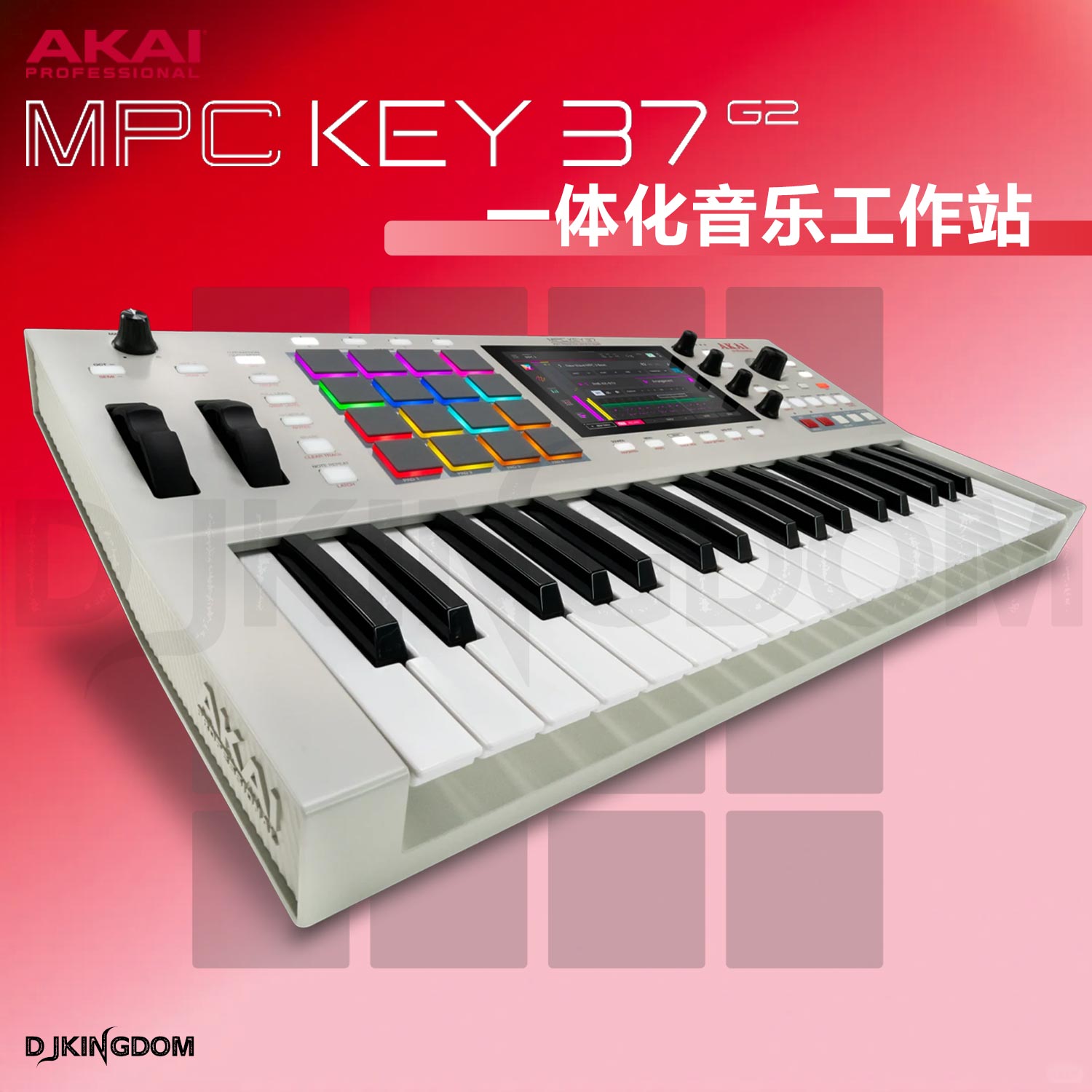 AKAI37键midi键盘控制器图片