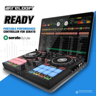 Ready lite DJ便携小型打碟机控制器 软件 serato Reloop