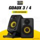 KRK GoAux3 4专业音箱工作室录音棚剪片DJ打碟3寸4寸蓝牙有源音响