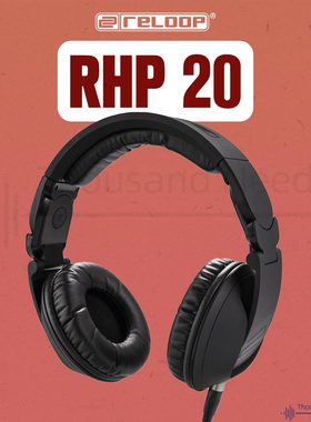 Reloop RHP-20 Knight 黑夜骑士  高品质DJ打碟监听耳机
