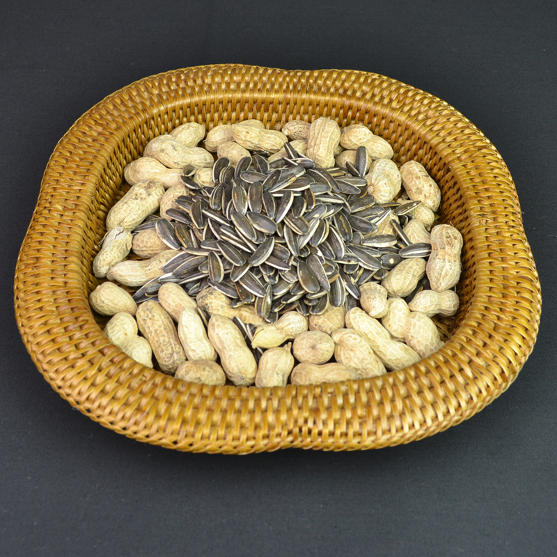 缅甸进口手工藤编瓜果盘糖果盘藤条干果盘坚果盘环保天然材质托盘