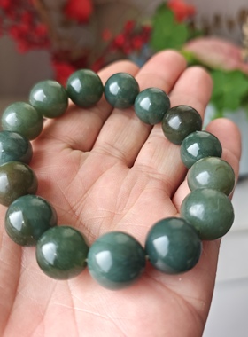 天然和田玉糖玉手链手串男女款玉石珠子散珠子单圈手串一物一图