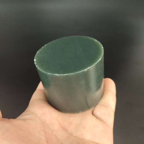 天然和田玉料青玉手镯芯电脑雕刻细料牌子挂件把件玉润料细正品