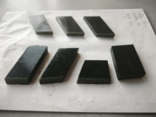 细料和田玉平安无事牌玉料电脑雕刻黑青塔青墨玉料牌子料电脑雕刻