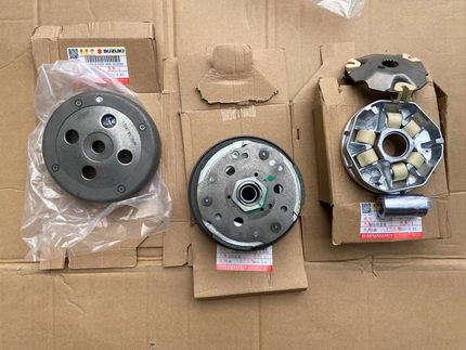 适用于铃木UU/UY/UE前后传动皮带轮总成一套原厂带防伪前后离合器
