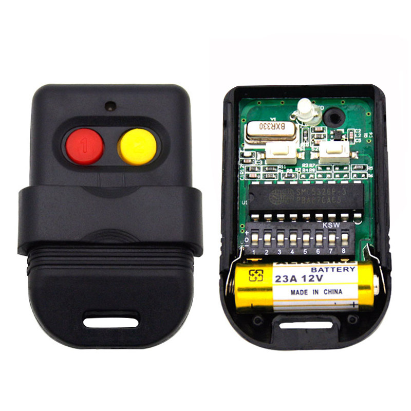 车库卷帘门道闸伸缩拨码遥控器