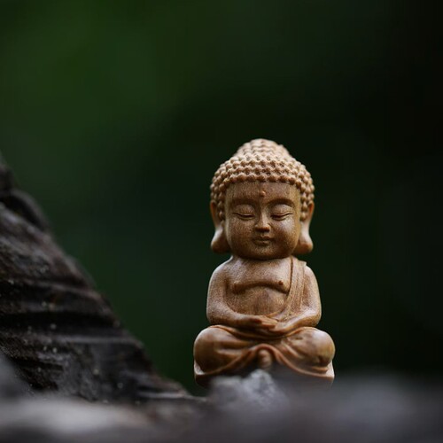 印度老山檀香红木手工雕刻佛像