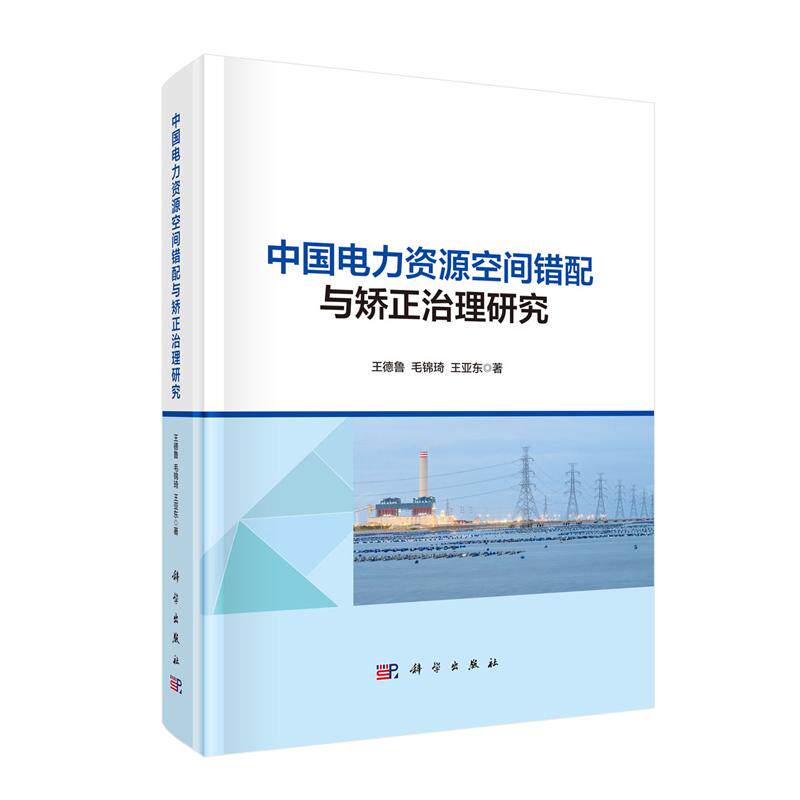 中国电力资源空间错配与矫正治理研究 王德鲁 毛锦琦 王亚东 科学出版社9787030833280