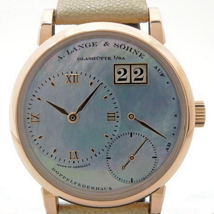 A.Lange&Sohne/ÀʸñÅ®±í18Kõ¹å½ðÊÖ¶¯»úе113.041¶þÊÖ±íÔ×°ÕýÆ·