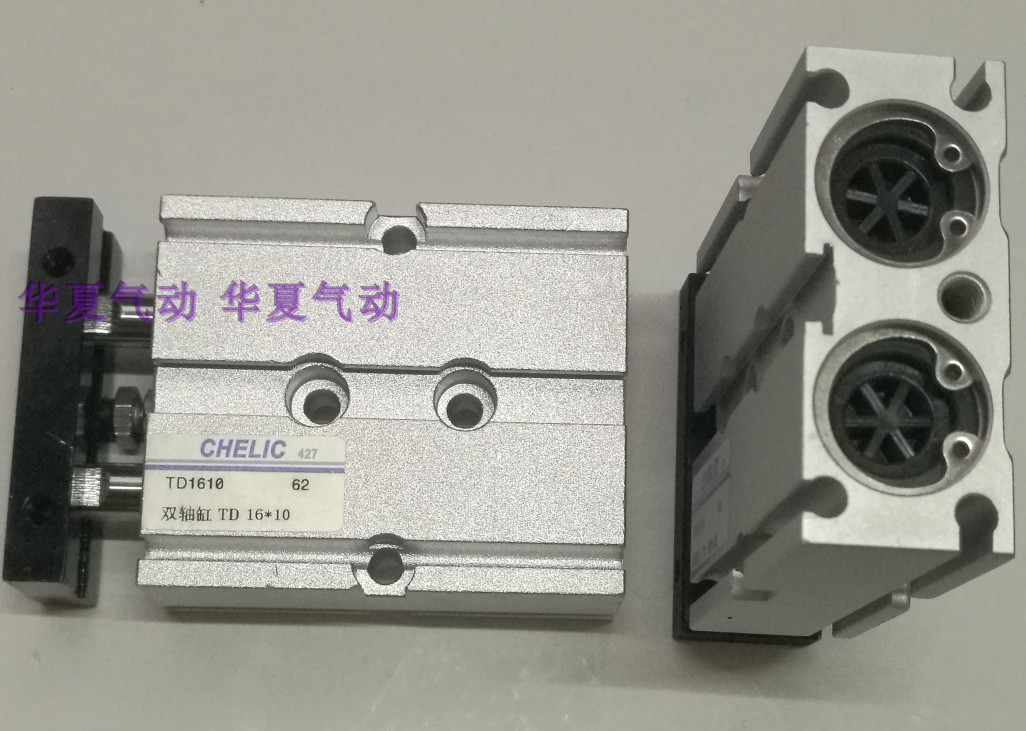 台湾气立可chelic双轴气缸双杆气缸双联气缸td20-40 td20*150