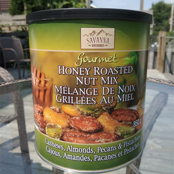 Savanna Honey Baked mixed nut nut nut office snack gift pot