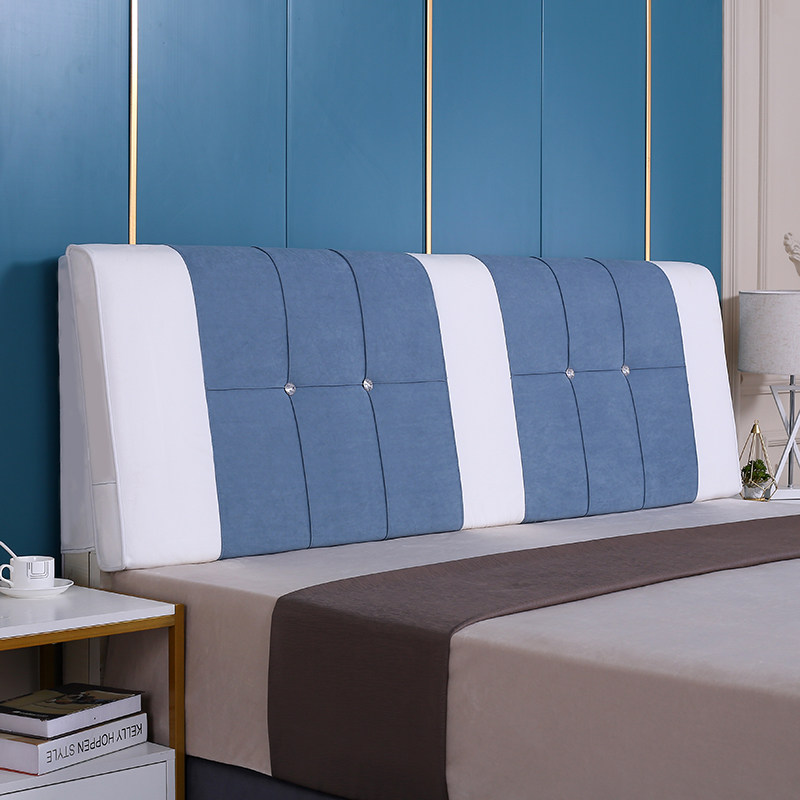 网红床头靠垫夏季卧室轻奢风大床头靠背软包科技布榻榻米自粘一体,居家布艺,床头靠垫,淘宝优惠券,粉丝福利购,淘宝优惠卷