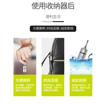 吸铁接口吸头配件 WSKEN磁吸数据线充电头收纳器苹果安卓Type c磁铁磁性强磁力插头保护套防丢防摔壳吸磁式