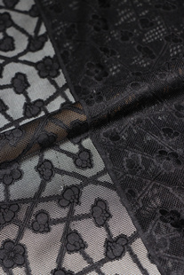 新中式四经绞全真丝冰裂纹梅花花罗面料旗袍汉服私人定制服装布料