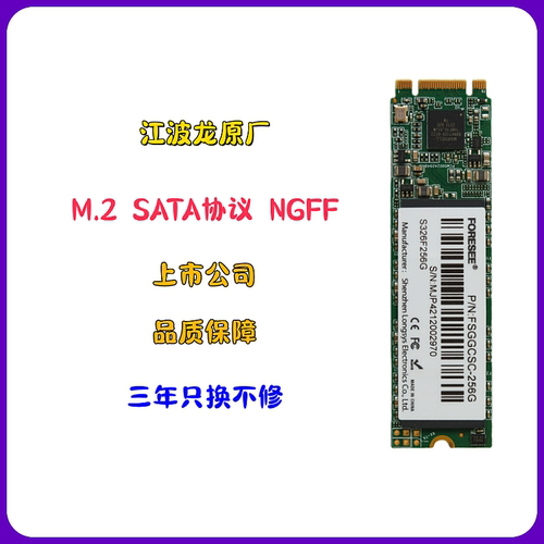 江波龙256G2280SATA固态硬盘