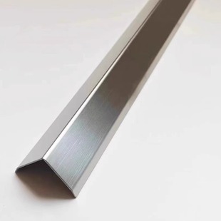 304不锈钢L型阳角包边防撞条金属钛金7字型拐角L护角收口条装饰条