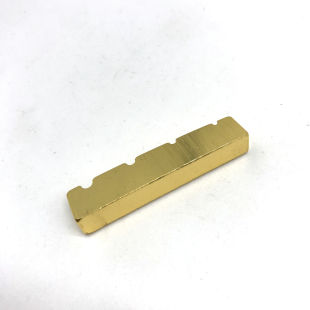 ST LP电吉他 琴桥前弦 电贝司4弦纯铜琴枕 黄铜上弦枕 42mm 38mm