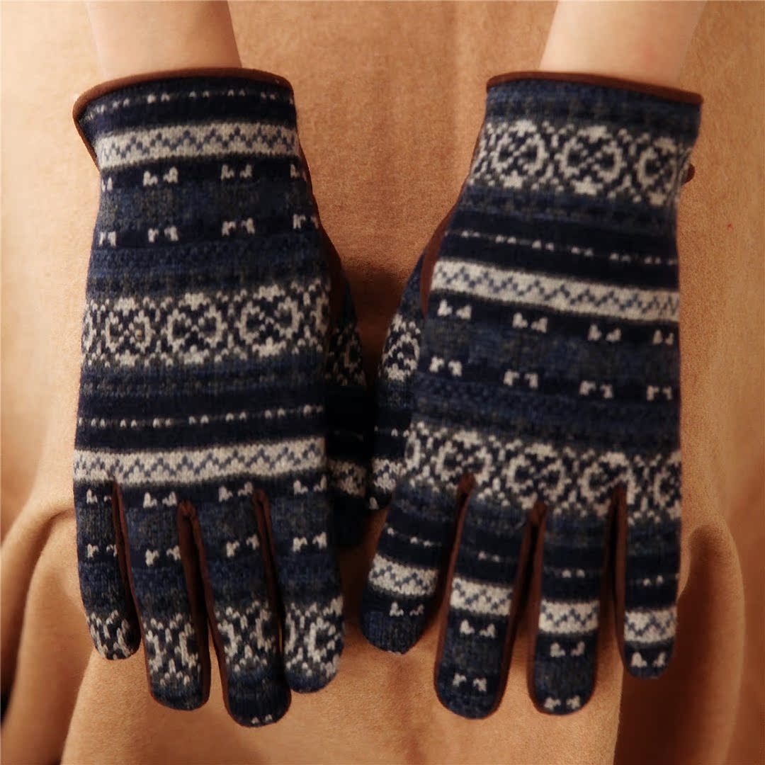 Gants pour homme en Laine Cachemire - Ref 2782598 Image 4