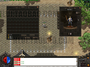 UI043 引擎单职业 传奇UI素材 游戏背景人物登陆创建界面LF