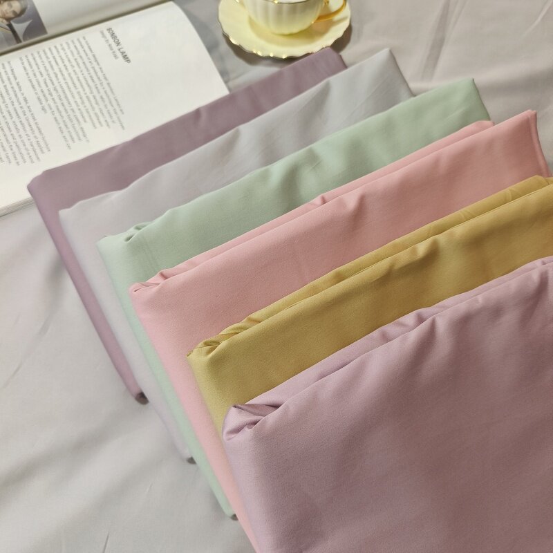 100S新疆长绒棉简约纯色床单细腻亲肤全棉被单枕套三件套纯棉双人