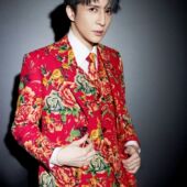 春夏西服演唱会薛之谦同款 东北大花西装 四件套男歌手舞台表演礼服