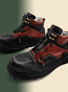 编界Rewrite 敌 国潮异型运动鞋圆头休闲小众无性别男女减震鞋