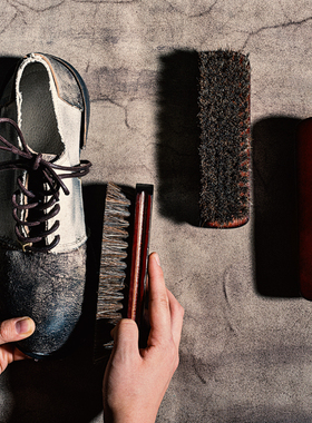 编界Rewrite 清洁鞋子的马毛刷 扫灰去污特别棒 单拍不寄出哟