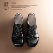 编界Rewrite「神秘主义」知识分子牛津鞋 复古方头商务休闲牛皮鞋